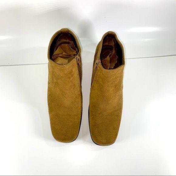 Liz Claiborne Flex Zone Suede Ankle Boots Picco 7M - Picture 3 of 10